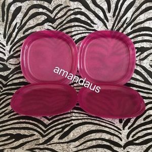 *New* Tupperware Reheatable Luncheon Party Plates